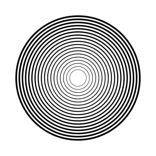 Geometrische Cirkelvormige Spiraal Wervelend Draaiend Cochleaire Vortex Volumevorm Voorraad Vector — Stockvector