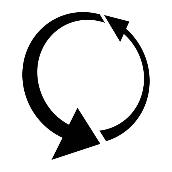 Circular Flecha Circular Ccw Serie Stock Illustration Clip Gráficos Arte — Vector de stock