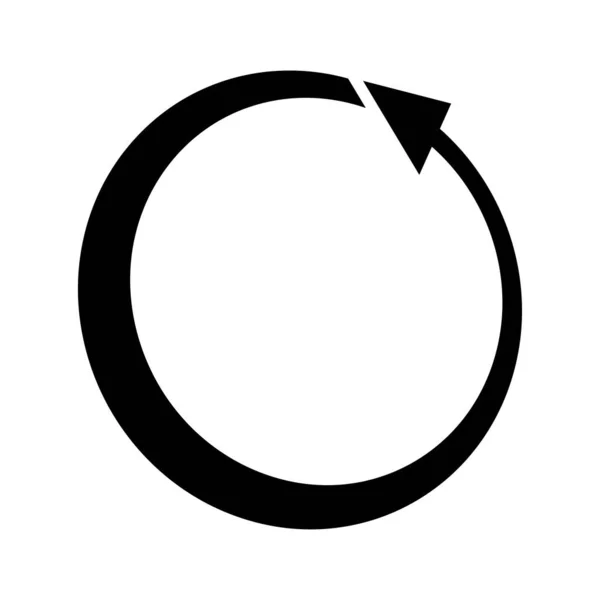 Circular Circle Arrow Ccw Series Stock Illustration Clip Art Graphics — Stock Vector