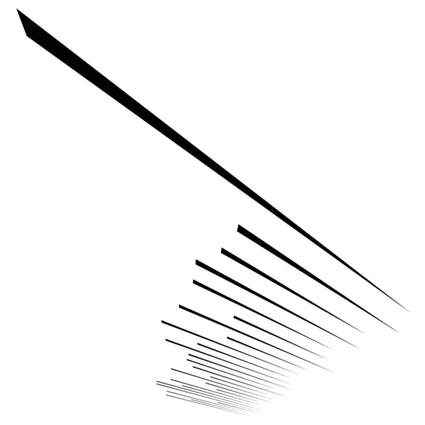 Parallel Gerade Linien Streifen Perspektivischer — Stockvektor