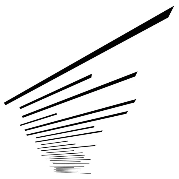 Parallel Gerade Linien Streifen Perspektivischer — Stockvektor
