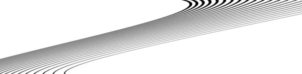 Elemento Vectorial Líneas Onduladas Onduladas Onduladas Abstractas — Archivo Imágenes Vectoriales