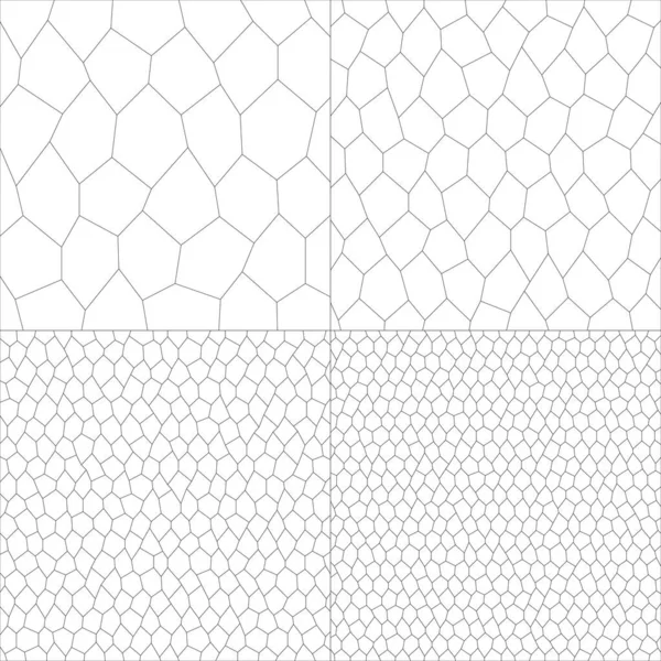 Tessellation Zufall Unregelmäßige Mosaikfliesen Steine Mauerwerk Muster Hintergrund Bestandsvektorillustration Clip — Stockvektor
