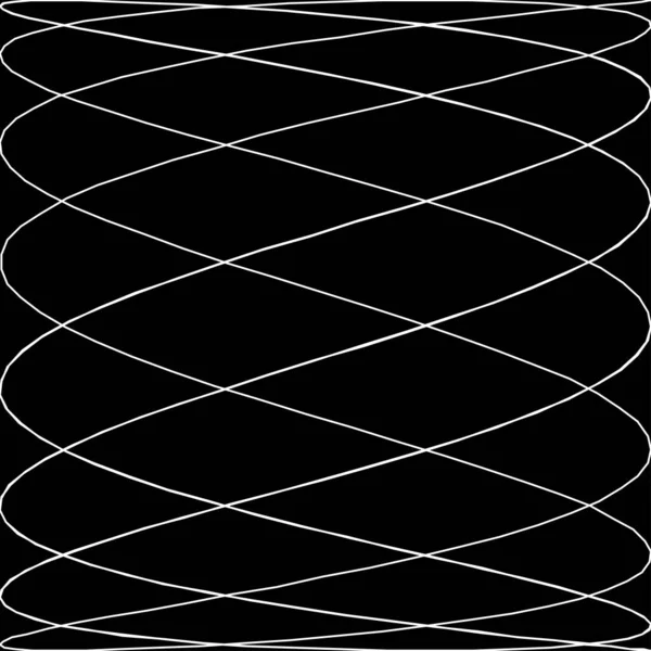 Ondulado Linhas Verticais Senoidal Sinuous Curve Lines Vector Illustration Stock — Vetor de Stock