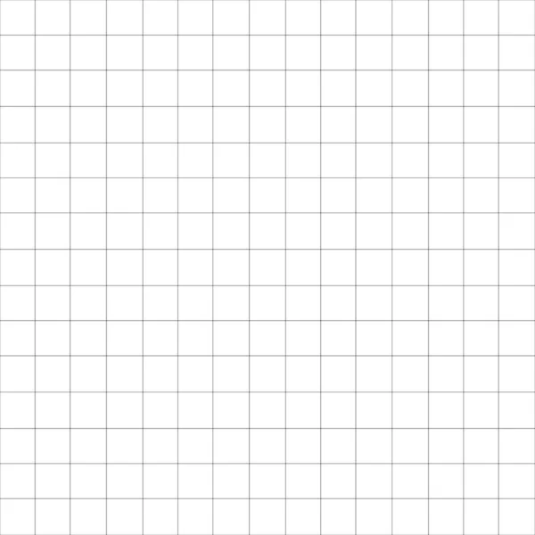 Seamless Repeatable Squares Grid Mesh Graph Plotting Paper Pattern Regular — Stock Vector