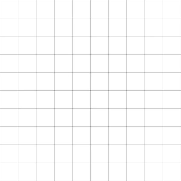 シームレスで再現性のある正方形のグリッド メッシュ グラフ 印刷用紙パターン 通常の格子 格子格子 トレリスと細い線でグリル ストックベクトルイラスト クリップアート — ストックベクタ