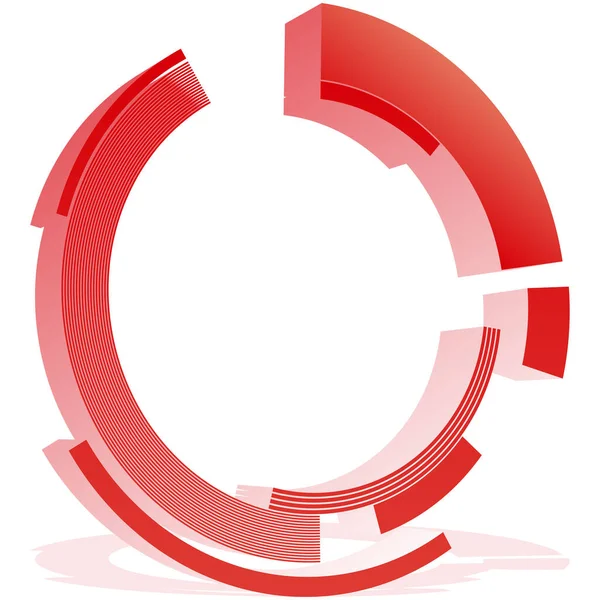 Soyut vektör çemberi arkaplan tasarımı