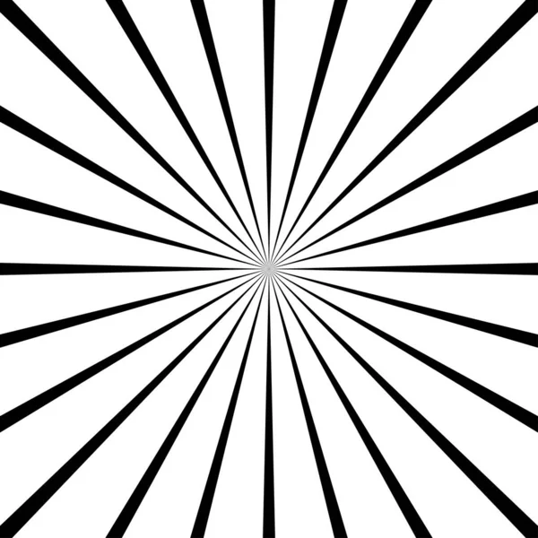 放射線 縞模様 線の正方形の形式のデザイン要素を変換するストックベクトルのイラスト クリップアートグラフィック — ストックベクタ