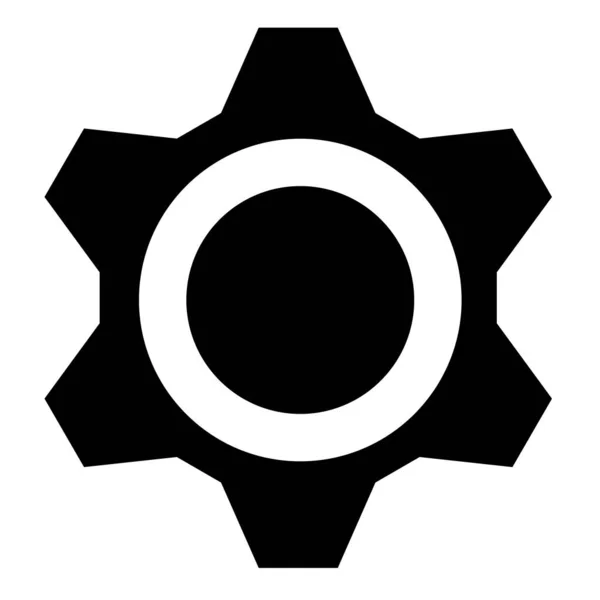 Převodovka Ozubené Kolo Ikona Převodovky Symbol Logo Nastavení Přizpůsobení Technické — Stockový vektor