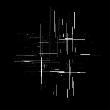 Düzensiz, rastgele çizgiler sert doku. Sıyrık, kabataslak karalama çizgileri. 