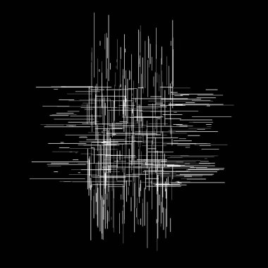 Düzensiz, rastgele çizgiler sert doku. Sıyrık, kabataslak karalama çizgileri. 