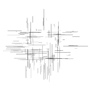 Düzensiz, rastgele çizgiler sert doku. Sıyrık, kabataslak karalama çizgileri. 