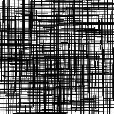 Düzensiz, rastgele çizgiler sert doku. Sıyrık, kabataslak karalama çizgileri. 