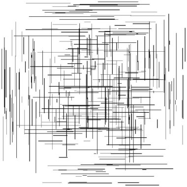 Düzensiz, rastgele çizgiler sert doku. Sıyrık, kabataslak karalama çizgileri. 