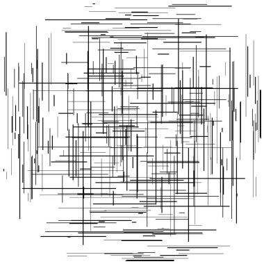 Düzensiz, rastgele çizgiler sert doku. Sıyrık, kabataslak karalama çizgileri. 
