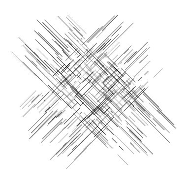 Düzensiz, rastgele çizgiler sert doku. Sıyrık, kabataslak karalama çizgileri. 