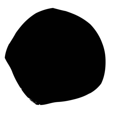 Siyah mürekkep lekesi, leke, leke şeklinde. Boya fleck, sıçrama tasarım elementi. Sketchy leke, sıçrama, çarpma, dairesel vektör vektör çizimi, Clip sanat grafikleri.