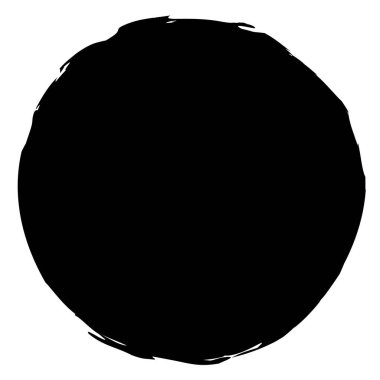 Siyah mürekkep lekesi, leke, leke şeklinde. Boya fleck, sıçrama tasarım elementi. Sketchy leke, sıçrama, çarpma, dairesel vektör vektör çizimi, Clip sanat grafikleri.