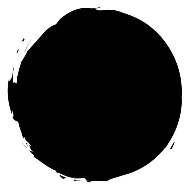 Siyah mürekkep lekesi, leke, leke şeklinde. Boya fleck, sıçrama tasarım elementi. Sketchy leke, sıçrama, çarpma, dairesel vektör vektör çizimi, Clip sanat grafikleri.