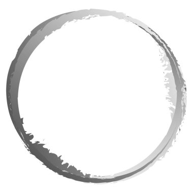 Gri Grungy, grunge tozu, duman, duman halkaları, yüzükler. Desenli dairesel vektör tasarım elemanları Stok vektör illüstrasyonu, Clip sanat grafikleri.