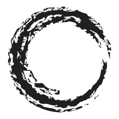 Huysuz çember damlası, lekeli vektör