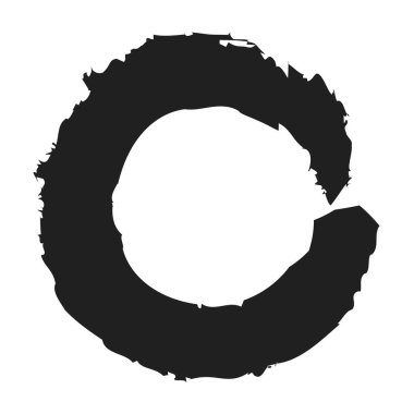 Huysuz çember damlası, lekeli vektör