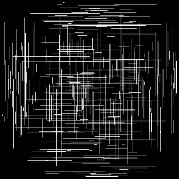 Onregelmatige Willekeurige Lijnen Ruwe Textuur Schaafwond Schets Schetsmatige Krabbellijnen — Stockvector