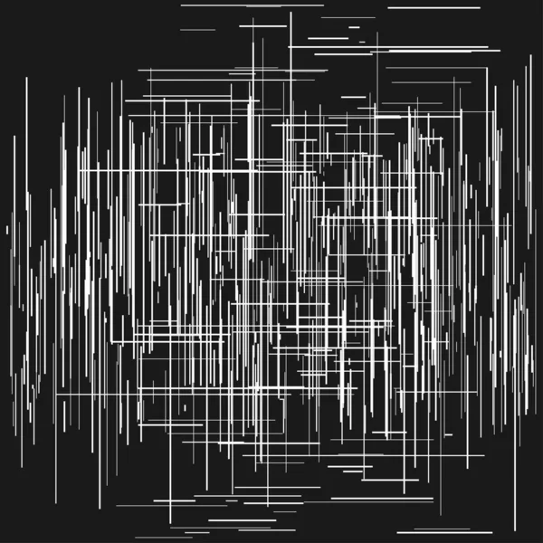 Onregelmatige Willekeurige Lijnen Ruwe Textuur Schaafwond Schets Schetsmatige Krabbellijnen — Stockvector