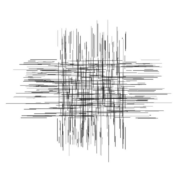 Нерегулярні Випадкові Лінії Сувора Текстура Абразія Ескіз Ескізні Лінії Писемності — стоковий вектор