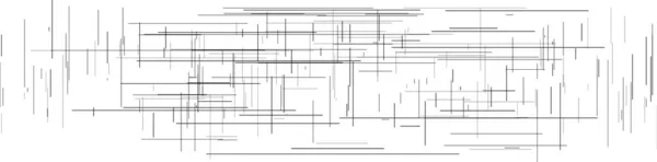 Lignes Irrégulières Aléatoires Texture Dure Abrasion Croquis Lignes Griffonnage Croquantes — Image vectorielle