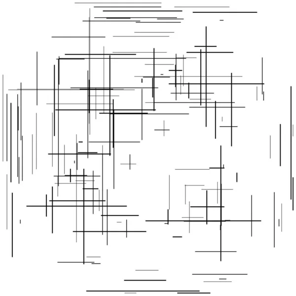 Onregelmatige Willekeurige Lijnen Ruwe Textuur Schaafwond Schets Schetsmatige Krabbellijnen — Stockvector