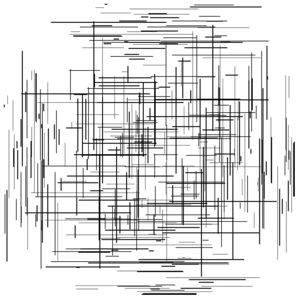 불규칙하고 무작위로 생기는 Abrasion Sketch Skicchy Scribble Lines — 스톡 벡터