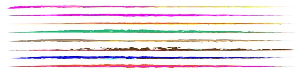 Грязные Измельченные Текстурированные Поглаживания Кистью Мазок Пятна Краски Чернила Тонированные — стоковый вектор