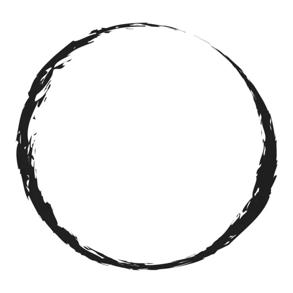Tache Cercle Grunge Vecteur Taches — Image vectorielle