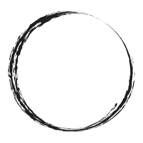 Tache Cercle Grunge Vecteur Taches — Image vectorielle