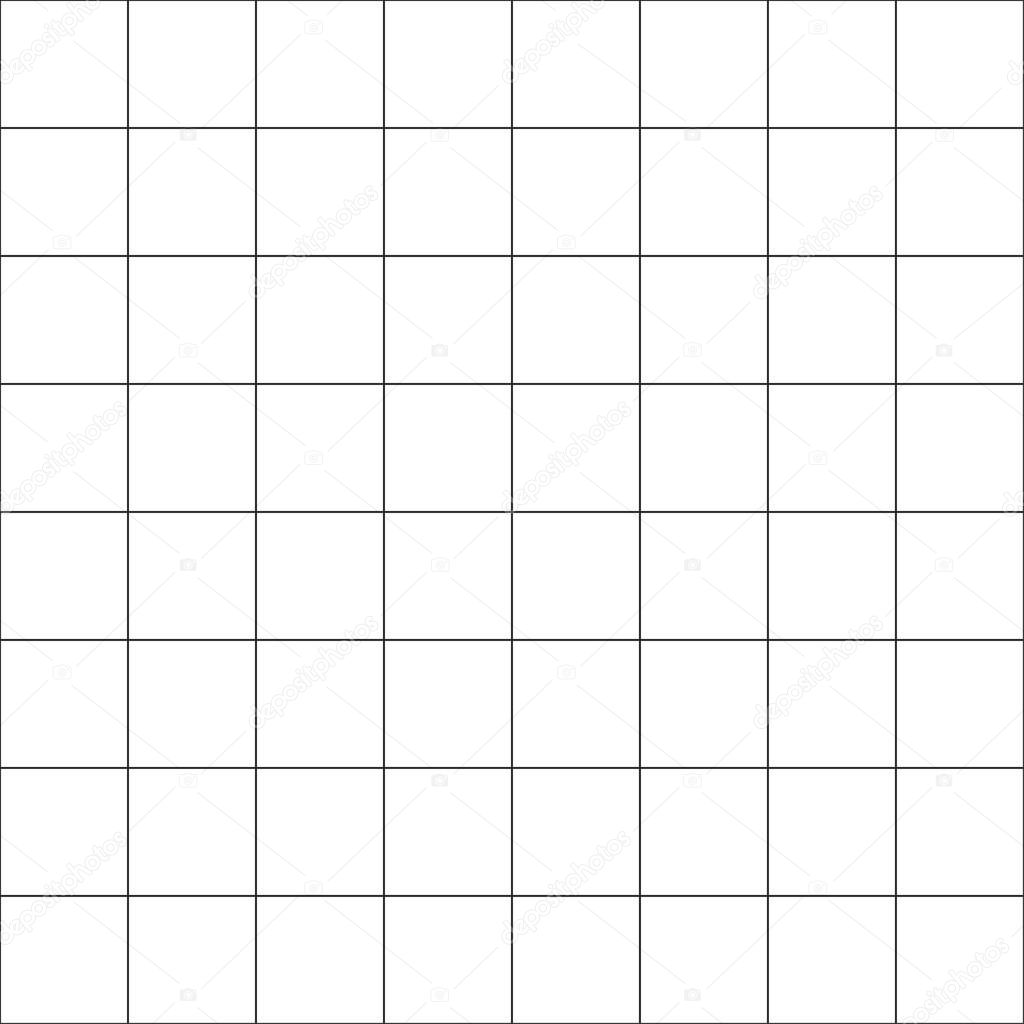 Repeatable graph, plotting, drafting paper, Grid, mesh, wireframe lattice, grille pattern. Squares, checkered Seamlessly repeatable simple geometric pattern, background