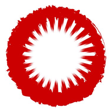 Huysuz çember damlası, lekeli vektör