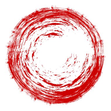 Huysuz çember damlası, lekeli vektör