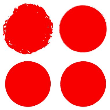 Huysuz çember damlası, lekeli vektör