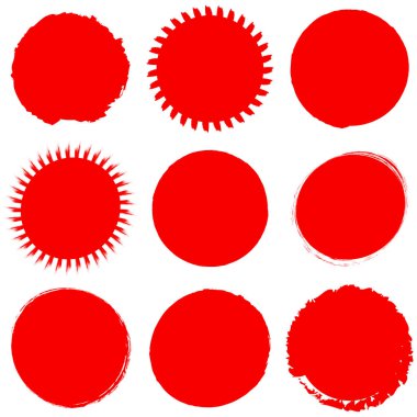 Huysuz çember damlası, lekeli vektör