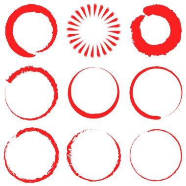 Huysuz çember damlası, lekeli vektör