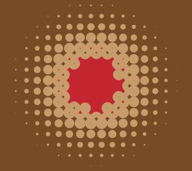 Yarım ton (yarım ton) element. Noktalar, daireler, benekler ve çiller vektör illüstrasyonu. Benek noktalama tasarımı Stok vektör illüstrasyonu, Clip sanat grafikleri.