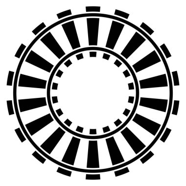 Demiryolu, tren yolu, demiryolu hattı, siluet vektörü. Tramvay, metro, metro yolu