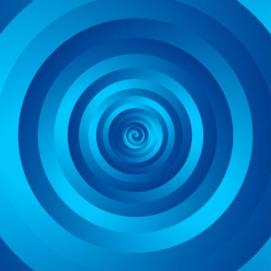 Spiral, girdap, dönme elementi ayarlandı. Soyut vektör