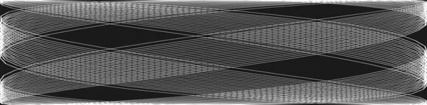 Géométrique Courbé Lignes Croisées Grille Abstraite Fond Motif Maille Illustration — Image vectorielle