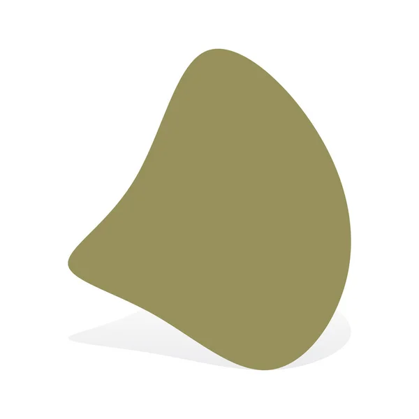 Случайное Пятно Чернильное Пятно Камень Каменный Силуэт Органическая Капля Пятно — стоковый вектор