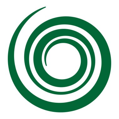 Soyut spiral, kıvır. Radyal girdap, kıvrımlı çizgi elementi. Dairesel, eşmerkezli döngü kancası. Dönen kasırga tasarımı şekli, Kasırga, kasırga çizimi. Parıldayan volta, girdap, kıvrım