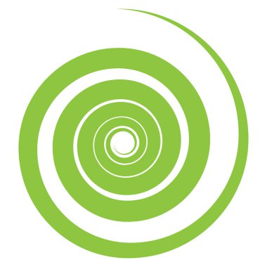 Soyut spiral, kıvır. Radyal girdap, kıvrımlı çizgi elementi. Dairesel, eşmerkezli döngü kancası. Dönen kasırga tasarımı şekli, Kasırga, kasırga çizimi. Parıldayan volta, girdap, kıvrım