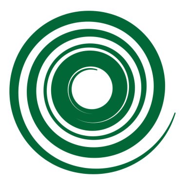 Soyut spiral, kıvır. Radyal girdap, kıvrımlı çizgi elementi. Dairesel, eşmerkezli döngü kancası. Dönen kasırga tasarımı şekli, Kasırga, kasırga çizimi. Parıldayan volta, girdap, kıvrım