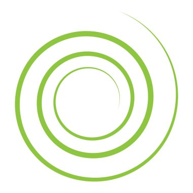 Soyut spiral, kıvır. Radyal girdap, kıvrımlı çizgi elementi. Dairesel, eşmerkezli döngü kancası. Dönen kasırga tasarımı şekli, Kasırga, kasırga çizimi. Parıldayan volta, girdap, kıvrım